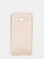 Золотой чехол-накладка для Samsung (Самсунг) А3 2015 (А300F), соты