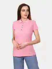 Розовый поло женское Модтекс