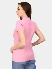 Розовый поло женское Модтекс