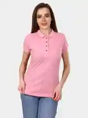 Розовый поло женское Модтекс