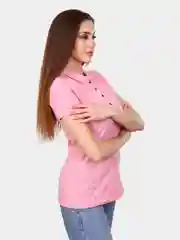 Розовый поло женское Модтекс