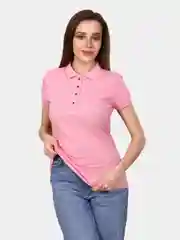 Розовый поло женское Модтекс