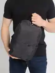 Черный мини рюкзак "Pakkit mini" женский, сумка женская спортивная, городской, черный, 9,5 л