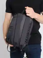Черный мини рюкзак "Pakkit mini" женский, сумка женская спортивная, городской, черный, 9,5 л
