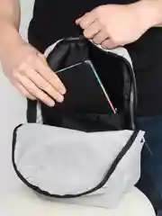 Серый мини рюкзак "Pakkit mini" женский, сумка женская спортивная, городской, черный, 9,5 л