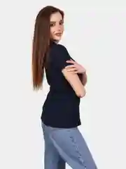 Розовый поло женское Модтекс