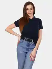 Розовый поло женское Модтекс