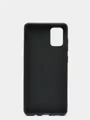 Черный чехол Samsung Galaxy A71, силиконовый