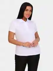Белый поло женское Модтекс