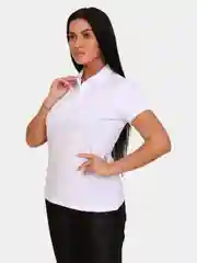 Белый поло женское Модтекс