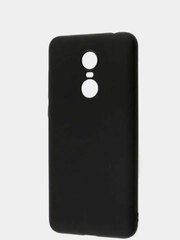 Чехол Xiaomi Redmi 5 Plus / Redmi 5+, Сяоми Редми 5 Плюс / Редми 5+, черный силиконовый