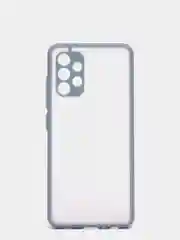Синий меланж чехол для Samsung Galaxy A32 4G, Галакси А32, пластиковый матовый с цветными кнопками