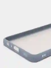 Синий меланж чехол для Samsung Galaxy A32 4G, Галакси А32, пластиковый матовый с цветными кнопками