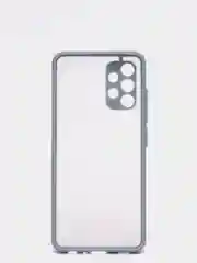 Синий меланж чехол для Samsung Galaxy A32 4G, Галакси А32, пластиковый матовый с цветными кнопками