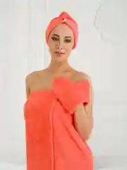 Набор для сауны женский, махровый, разные цвета, XL-3XL(50-58)