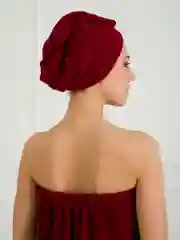 Бордовый набор для сауны женский, махровый, разные цвета, XL-3XL(50-58)