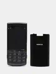 Корпус для Nokia X3-02 со средней частью и клавиатурой, черный