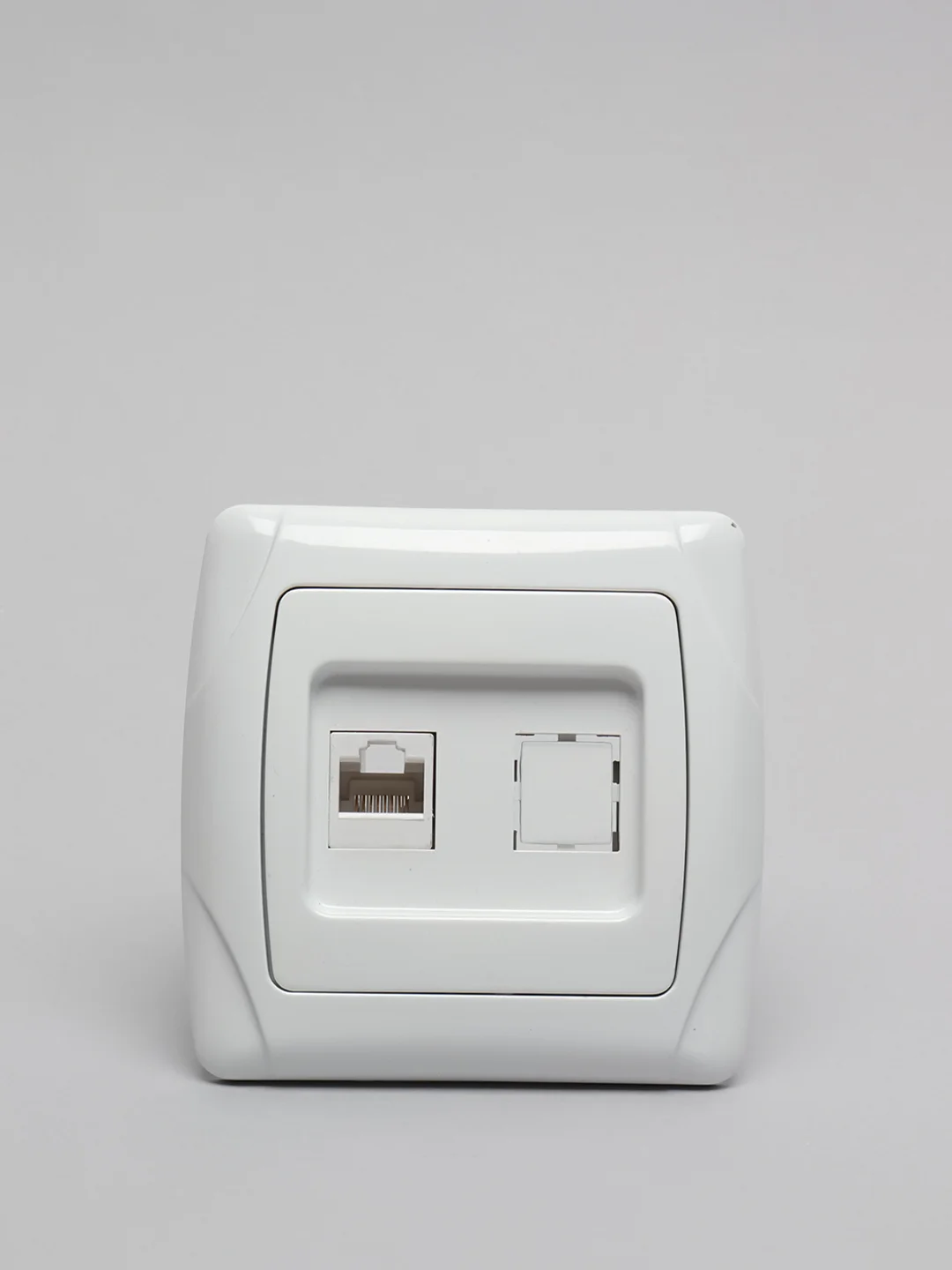 Розетка компьютерная CAT5E RJ45 Маргарита, белая, М0035