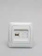 Розетка компьютерная CAT5E RJ45 Маргарита, белая, М0035