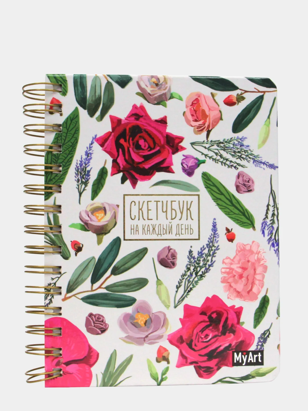 Белый myart/ Блокнот для зарисовок/ Записная книжка/ Скетчбук на каждый день