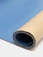 Синий кожа искусственная для рукоделия, самоклеящаяся