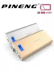 Золотой внешний аккумулятор Power Bank Pineng PN-989, 20000 мАч