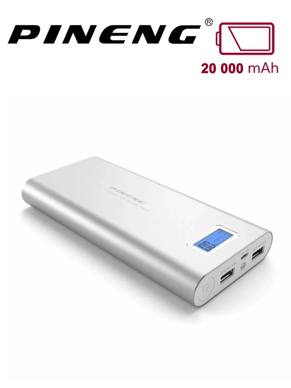 Внешний аккумулятор Power Bank Pineng PN-989, 20000 мАч