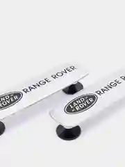 Комплект шильдиков с эмблемой авто "RANGE ROVER " и 4 винтовыми креплениями (Пара)