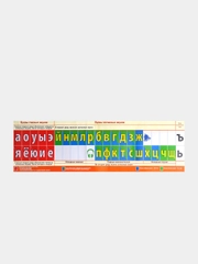Лента букв, пособие в класс, для учителей, для школы