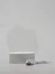 Бежевый меланж акриловый ночник