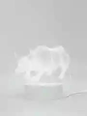 Молочный акриловый ночник
