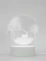 Бордовый акриловый ночник
