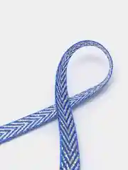 Голубой декоративная лента с рисунком  10 мм * 2 м