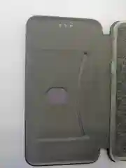 Тёмно-серый чехол-книга Huawei Y5 17 магнитный с подставкой с визитницей
