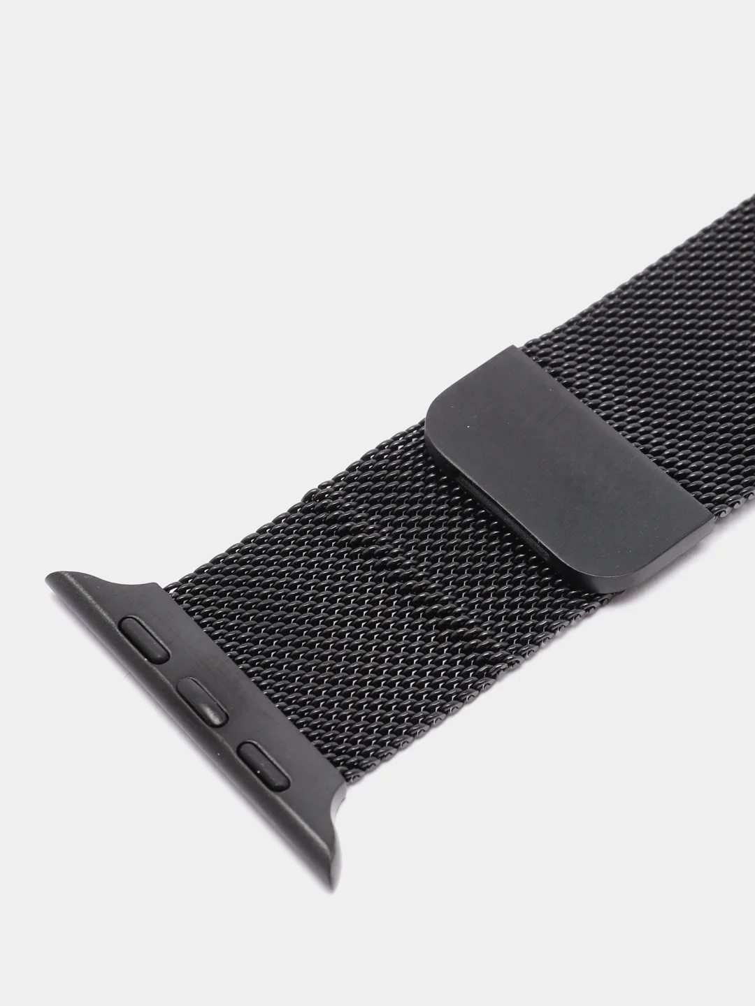 Черный ремешок для Apple Watch, "Миланская петля"