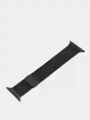 Черный ремешок для Apple Watch, "Миланская петля"