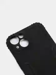 Черный чехол для iPhone 11, 12, 13, 13 Pro, 13 Pro Max, силикон