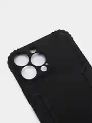 Черный чехол для iPhone 11, 12, 13, 13 Pro, 13 Pro Max, силикон