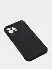 Черный чехол для iPhone 11, 12, 13, 13 Pro, 13 Pro Max, силикон
