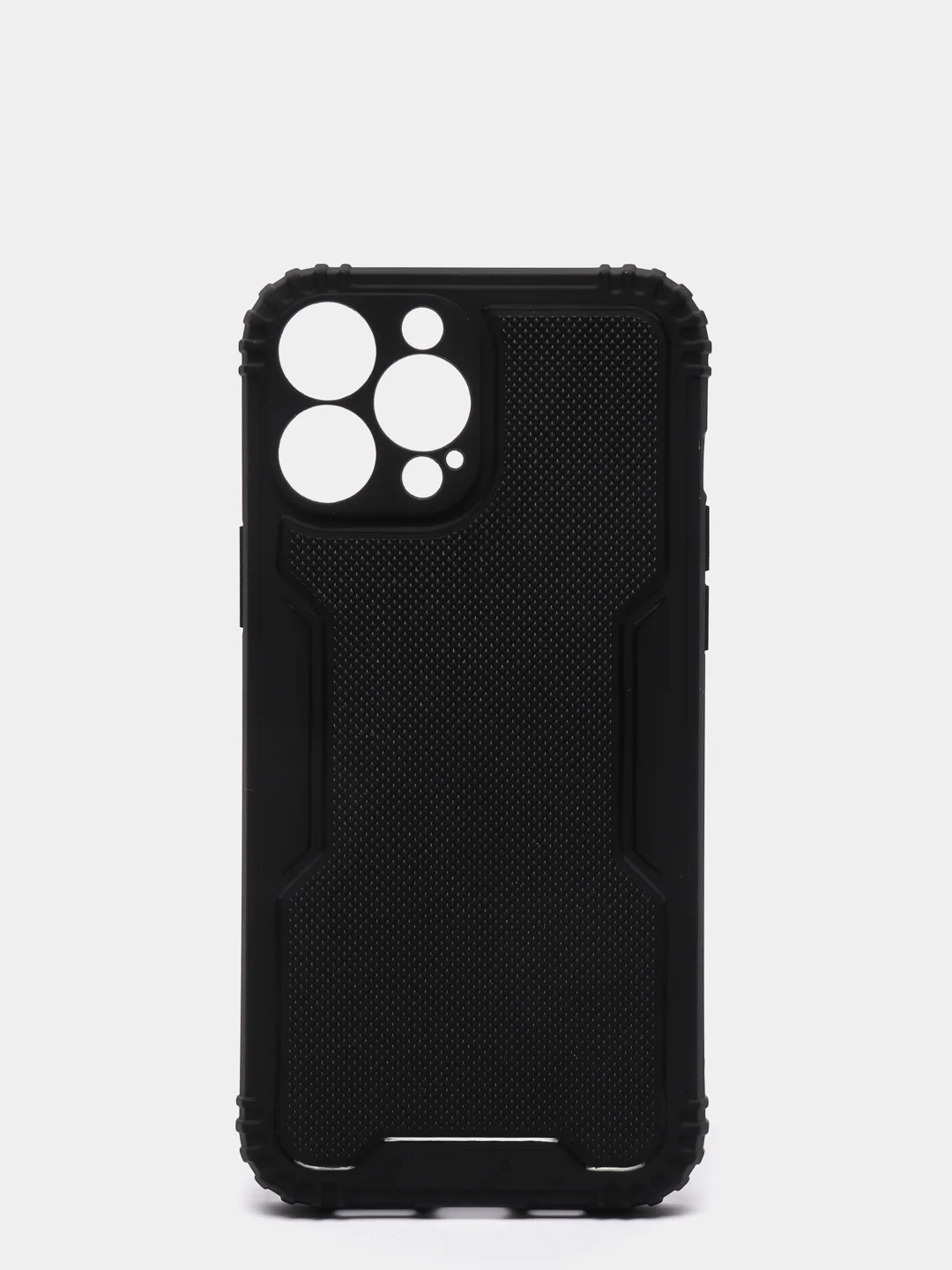 Черный чехол для iPhone 11, 12, 13, 13 Pro, 13 Pro Max, силикон