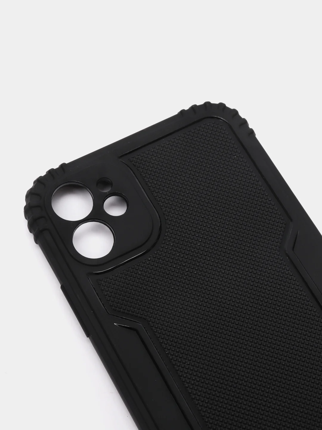 Черный чехол для iPhone 11, 12, 13, 13 Pro, 13 Pro Max, силикон