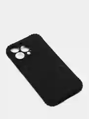 Черный чехол для iPhone 11, 12, 13, 13 Pro, 13 Pro Max, силикон