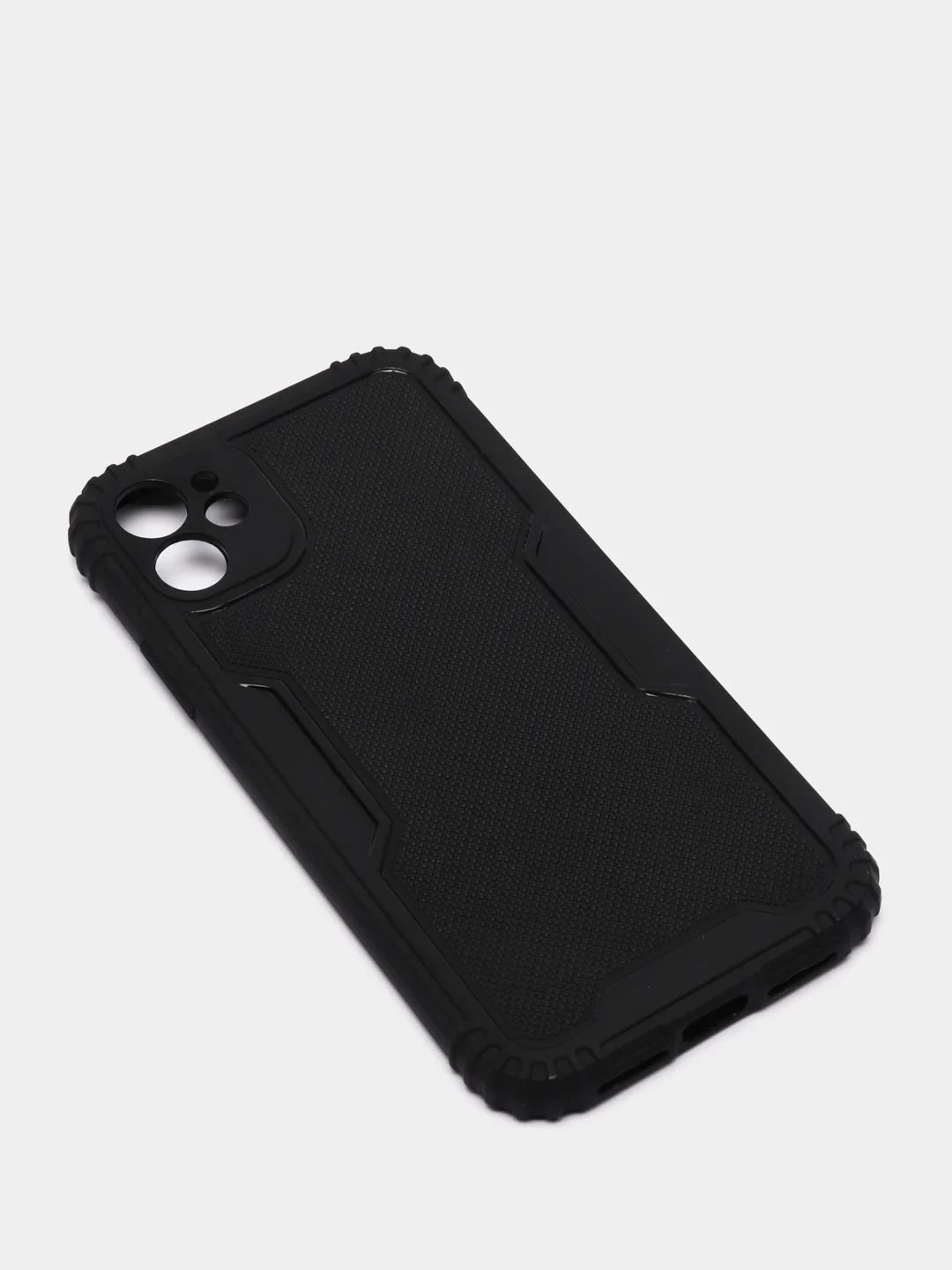 Черный чехол для iPhone 11, 12, 13, 13 Pro, 13 Pro Max, силикон