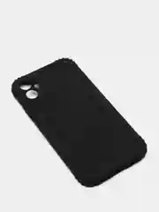 Черный чехол для iPhone 11, 12, 13, 13 Pro, 13 Pro Max, силикон
