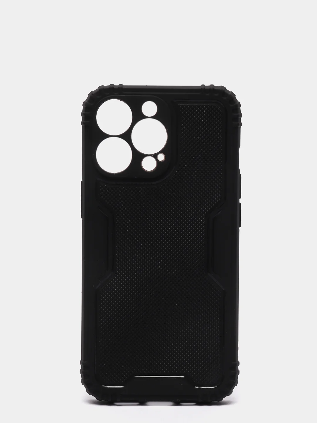 Черный чехол для iPhone 11, 12, 13, 13 Pro, 13 Pro Max, силикон
