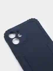 Темно-синий чехол для iPhone 11, 12, 13, 13 Pro, 13 Pro Max, силикон