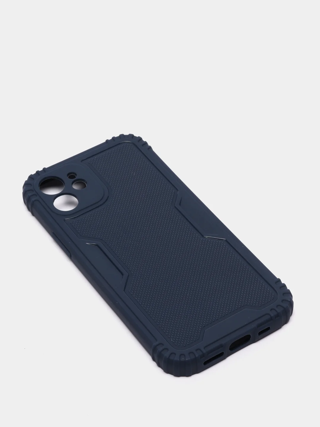 Темно-синий чехол для iPhone 11, 12, 13, 13 Pro, 13 Pro Max, силикон