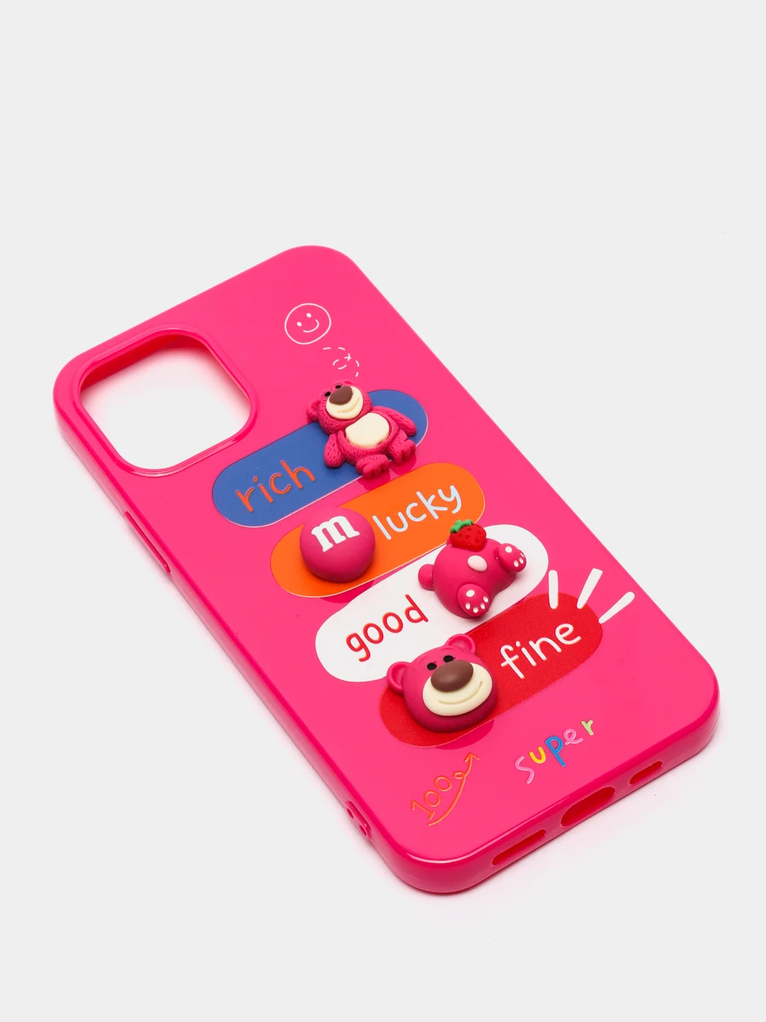 Розовый чехол на iPhone