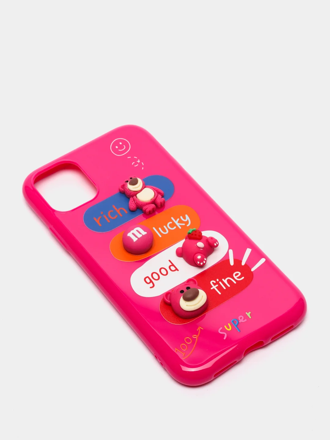Розовый чехол на iPhone
