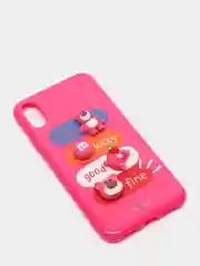 Розовый чехол на iPhone